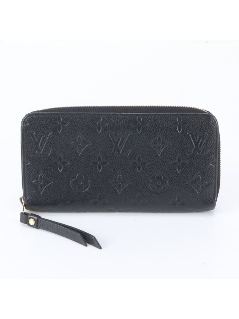 Louis Vuitton Monogram Empreinte Zippy Wallet Leather